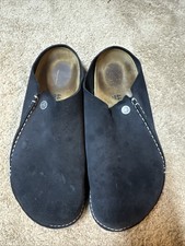Birkenstock New w/ Box Zermatt Premium Midnight Suede Rubber Sole Regular 44