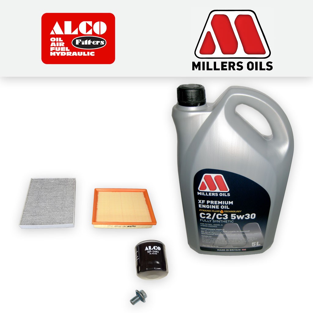 SERVICE KIT for VAUXHALL OPEL ASTRA K 1.2 OIL AIR CABIN FILTERS +OIL (2019-2022)