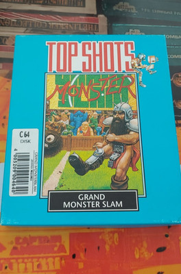 Grand Monster Slam (Rainbow A 1989) Commodore 64 (Disk, Manual, Box) works 8-bit