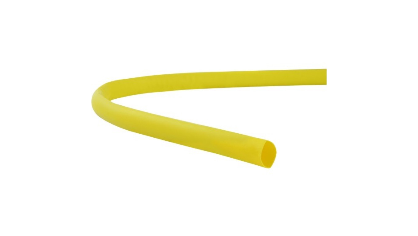 Heat shrinkable tube RC 6.4/3.2 yellow / 1 m /T2UK