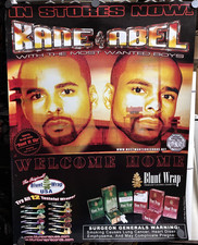 Vintage Kane & Abel 2003 Welcome Home Poster Hip Hop Rap Most Wanted Promo