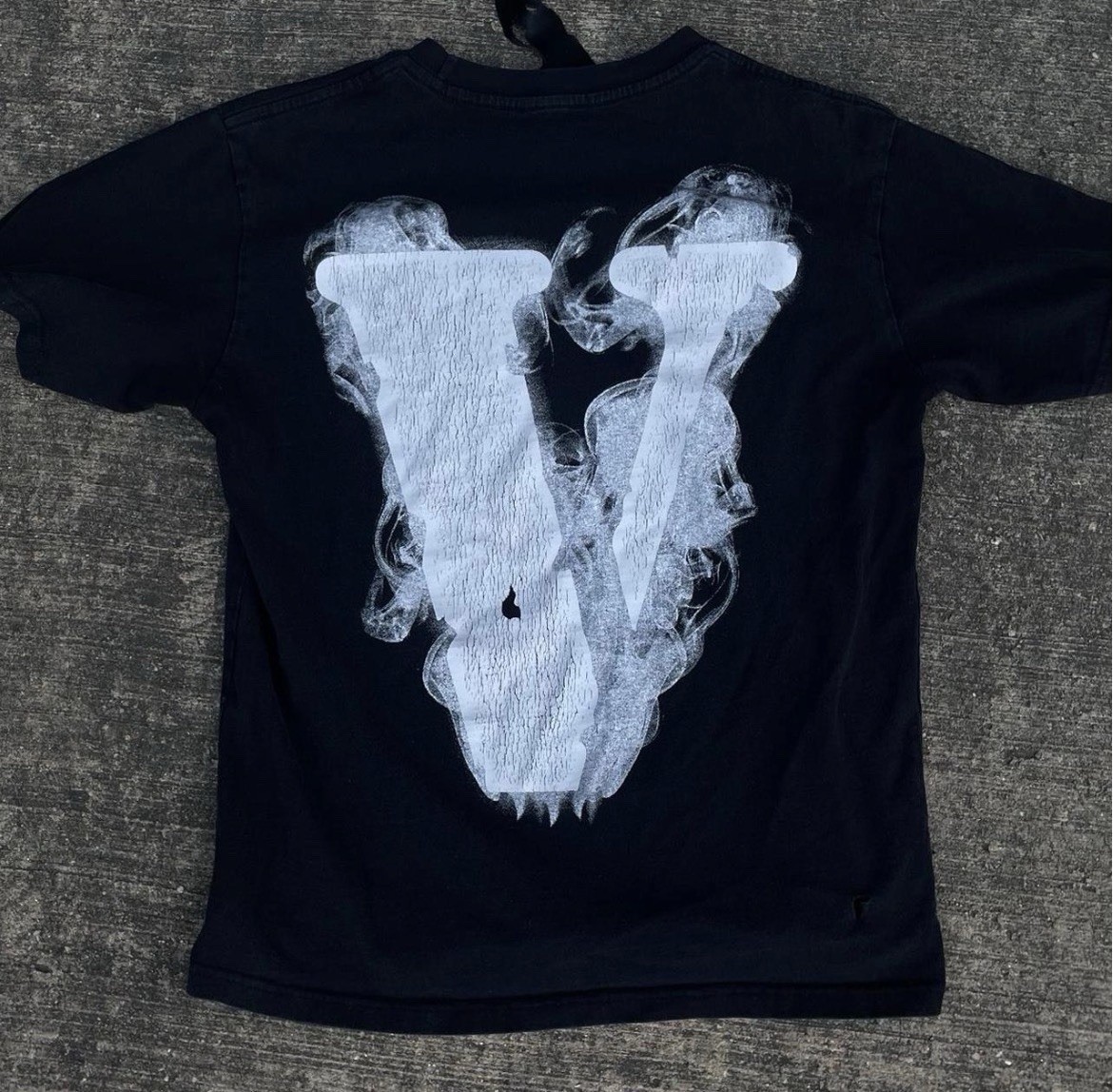VLONE Angel Smoke Graphic Black Cotton T-Shirt Men's Size S | eBay
