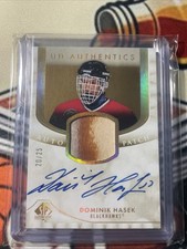 2023 SP AUTHENTIC #UDAP-DH DOMINIK HASEK UD AUTHENTICS AUTO PATCH /25