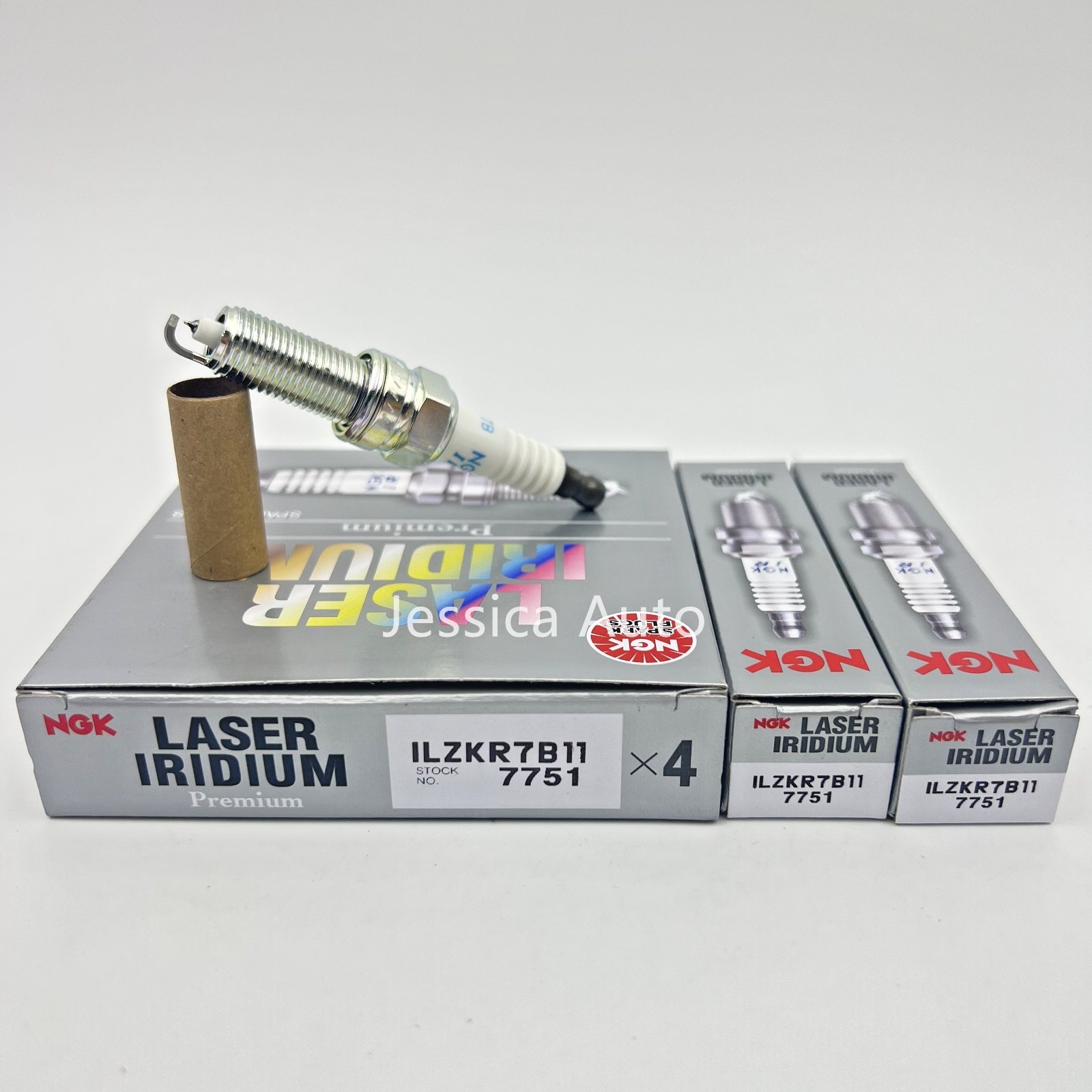 Brand New Genuine 6-Pieces NGK ILZKR7B11 NGK 7751 Laser Iridium Spark Plugs