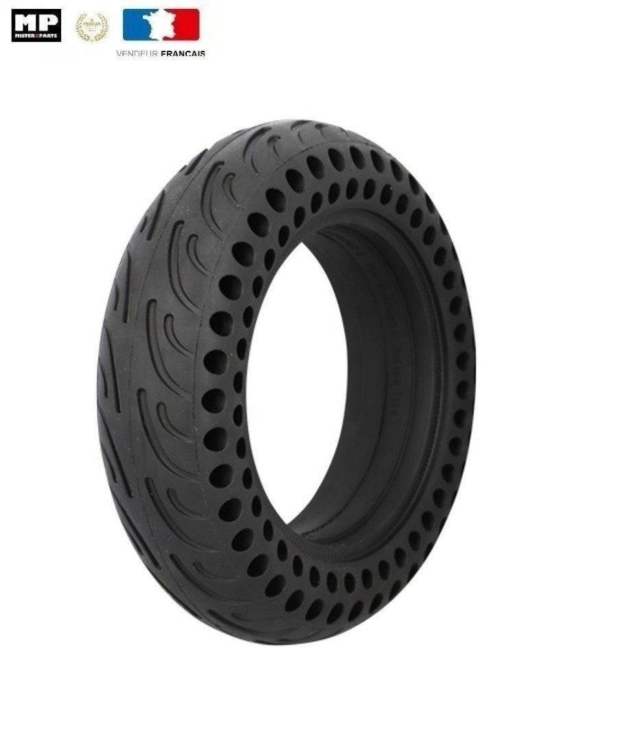 Pneu trottinette 10 x 2.75 - 6.5 plein alvéolé talon 51 profil route increvable