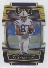 2021 Panini Select Concourse Black & Gold Prizm Die-Cut Kylen Granson #94 0kv2