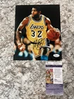 Magic Johnson HOF Signed 8x10 Photo JSA Cert Lakers Auto