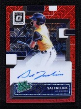 2022 Panini Donruss Optic Red Mojo Prizm 38/49 Sal Frelick #RPS-SF Auto 07m7
