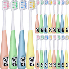 24 Pcs Kids Toothbrush Bulk Children Manual Tooth Brush Set Soft Lovely Little C