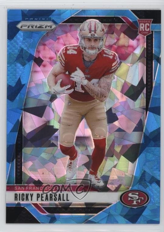 2024 Panini Prizm Rookies Blue Ice Prizm 33/99 Ricky Pearsall #383 Rookie RC