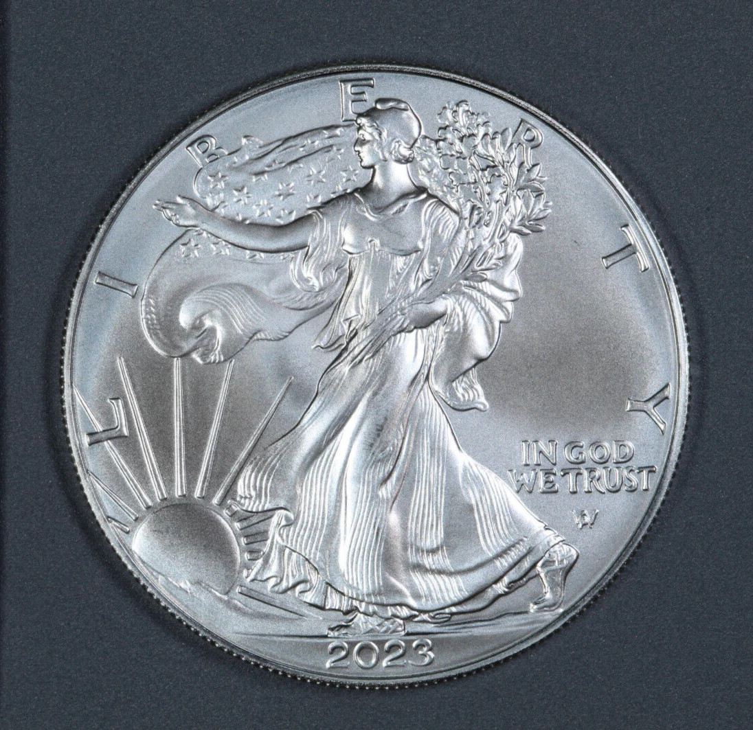 2023 Silver American Eagle $1 - BU - Brilliant Uncirculated - In Capsule