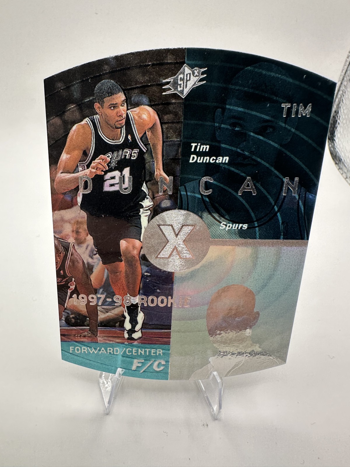 1997-98 SPx - Tim Duncan #37 (RC)