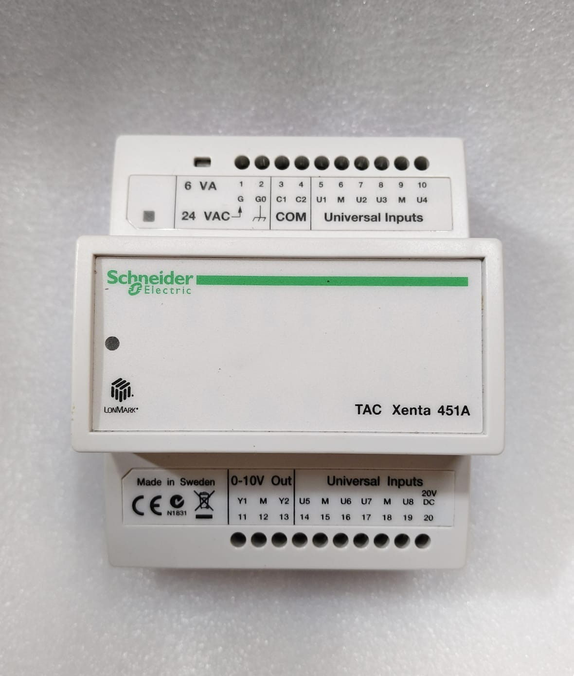 Schneider Electric TAC Xenta 451A 007302850 LonMark Universal Input Controller