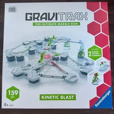 GraviTrax Marble Run Set Kinetic Blast   159-Piece STEM Building Toy -USED
