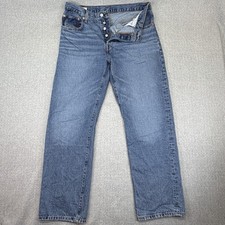 Levi  s Premium 501  90s Jeans Men  s 31x30 Button Fly Medium Wash Straight Leg