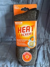 HEAT LOCKERS SOCKS GARY MENS 7-12, WOMENS 8-13 MEDIUM THICKNESS - NEW