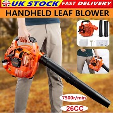 Handheld Gas Powered Leaf Blower - 2-Stroke, Commercial Heavy Duty for Grass Yar