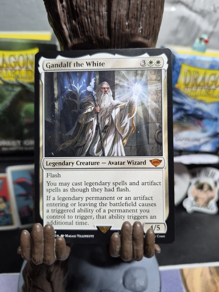 MTG LOTR Pack. Sauron, the Dark Lord, Aragon, the United, and Gandalf the White - Image 3 of 4