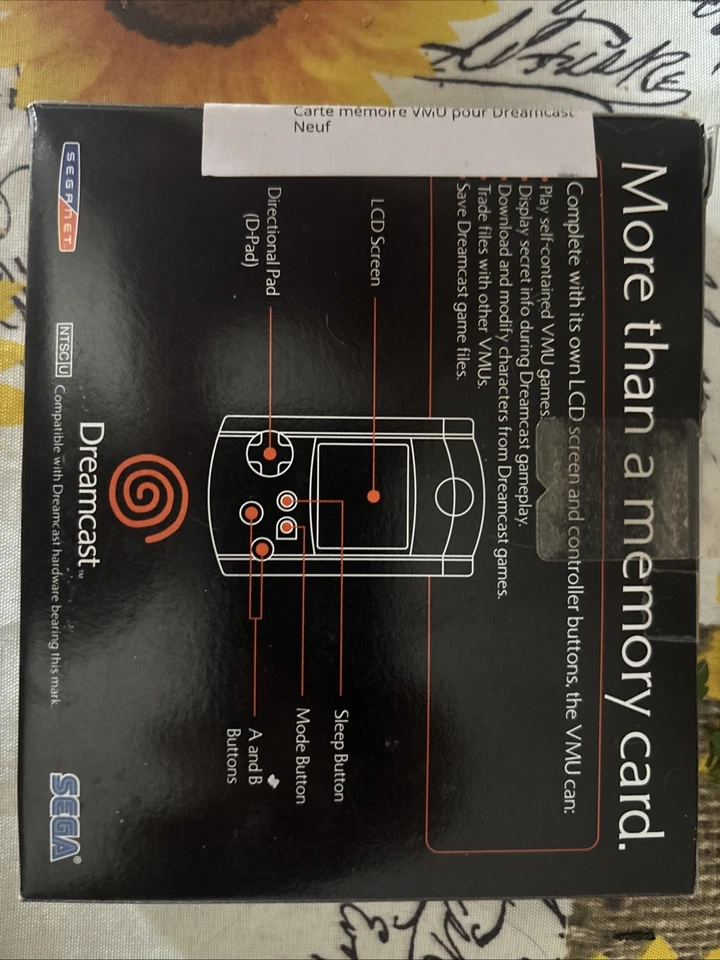 VISUAL MEMORY UNIT ORIGINALE SEGA DREAMCAST - Immagine 2 di 4