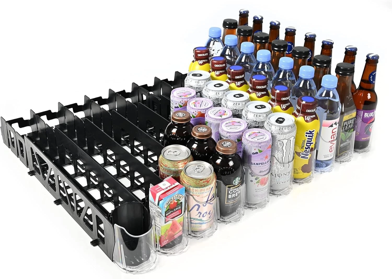 Visi-FAST Spring Push Drink Dispenser Refrigerator Organizers & Storage 12/16 oz
