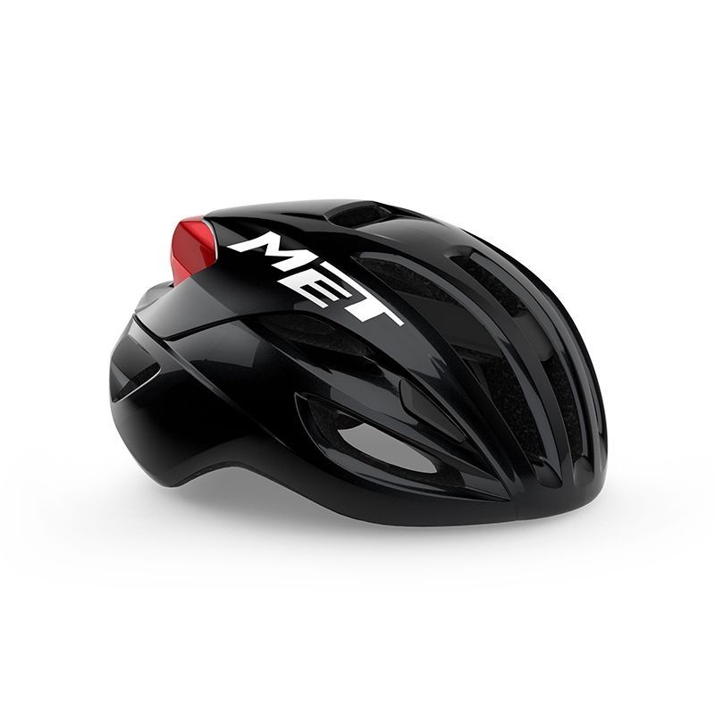 MET RIVALE MIPS – ROAD CYCLING HELMET – GLOSSY BLACK/RED – FREE US SHIPPING