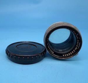 Carl Zeiss Jena Sonnar 50mm F/1.5  Red T For Leica C.1942 M39 Mount