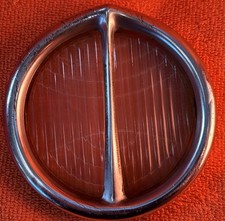 Vintage 1930s Auburn Cowl Fender Light Old Glass Lens Bezel Antique Car Auto