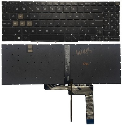 Original UK Tastatur MSI Cyborg 15 A12VF A12VE A12VEK A13VF MS-15K1 Backlit Blau