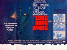 LONG DAY’S DYING 1968 David Hemmings, Tony Beckley, Tom Bell UK QUAD POSTER