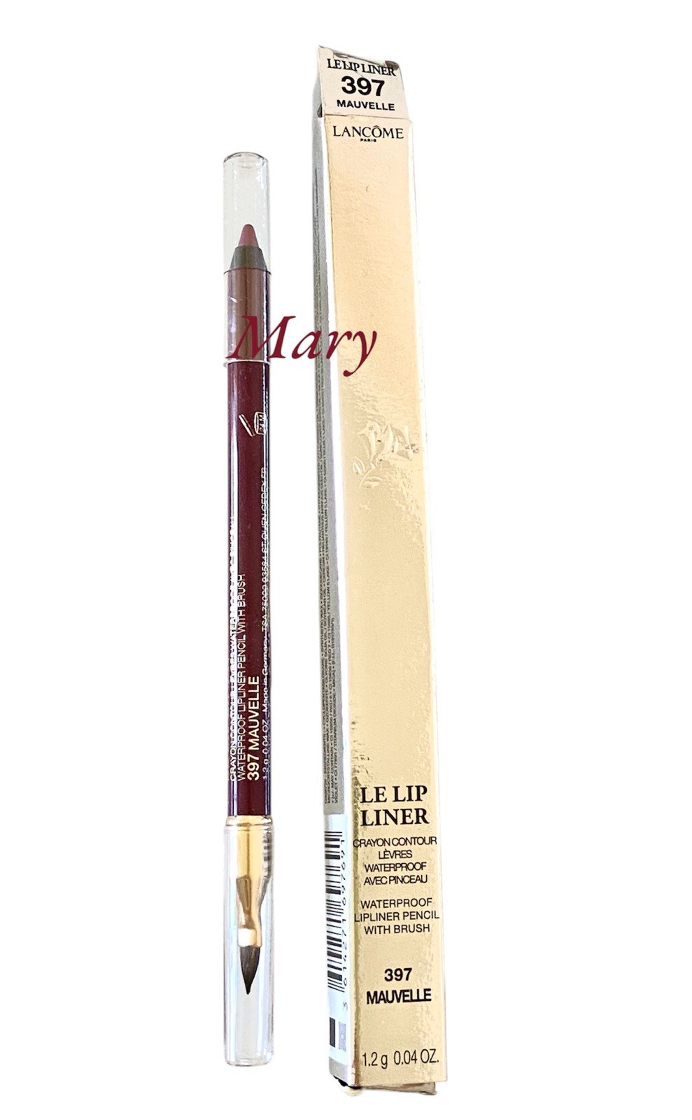 Lancome Le Lip Liner Waterproof With Brush - 397 Mauvelle - Full Size NIB