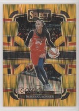 2024 Panini Select WNBA Concourse Gold Flash Prizm 1/10 DeWanna Bonner #48 3d3