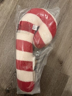 Crate and Kids Candy Cane Throw Pillow