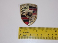 Vintage 1960s 1970s Porsche 901 559 210 20 Car Vehicle Hood Crest Emblem Badge Vintage 1960s 1970s Porsche 901 559 210 20 Car Vehicle Hood Crest Emblem Badge