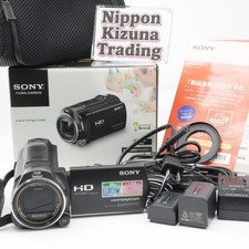 Sony HDR-CX630V Black Handycam HD Video Camera w/ Accessories From Japan Tested