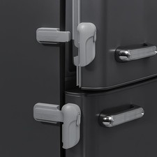 2 Pack Child Proof Fridge Lock, Baby Safety Refrigerator and Freezer Door Loc...