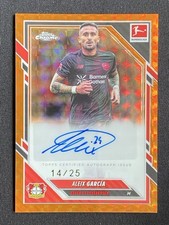 Aleix Garcia 2025-26 Topps Chrome Bundesliga Orange Geometric Auto /25 #BA-AG