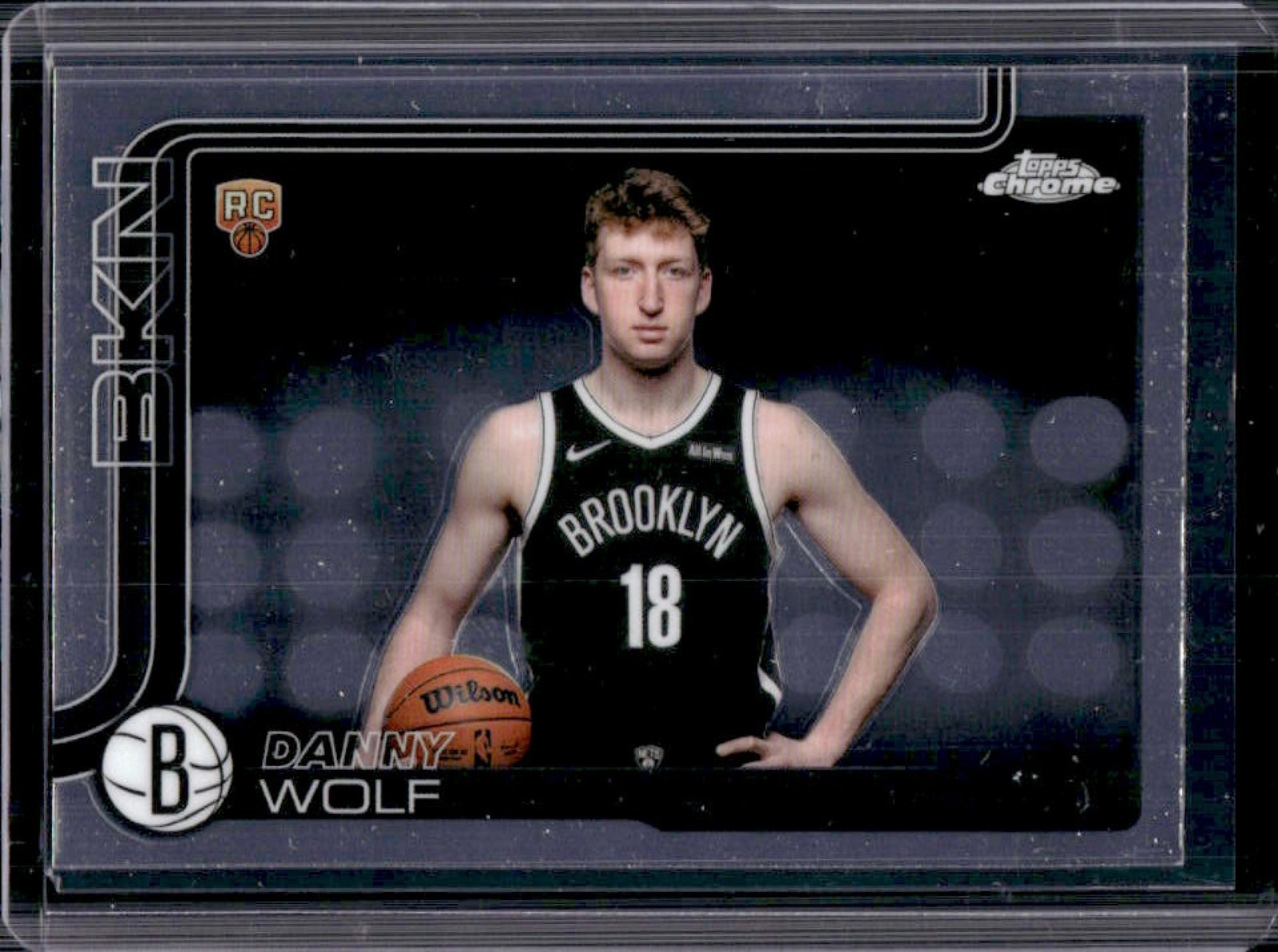 2025-26 Topps Chrome Danny Wolf Image Variation RC Rookie SSP #277 Nets