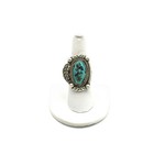 Southwest Signed Sterling Turquoise Red Coral Malachite Rings Lot of 5 #S5225-5 — photo 4