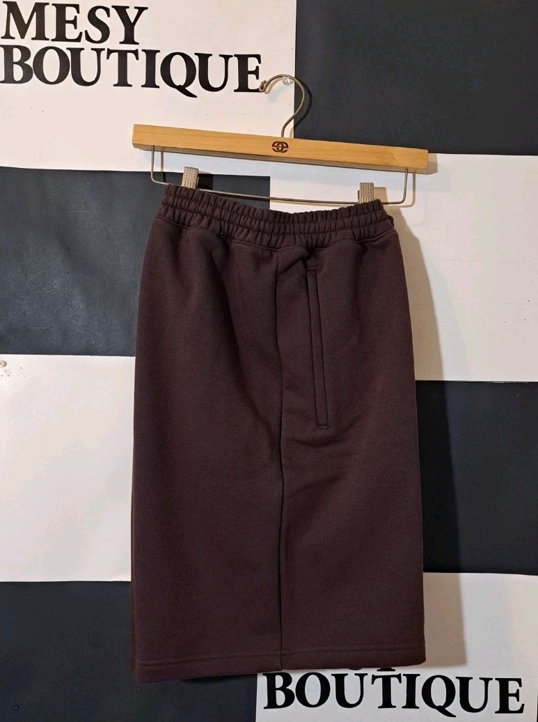 Adidas Mens Essentials Trefoil Fleece Shorts  Brown Sz XL thumbnail 10