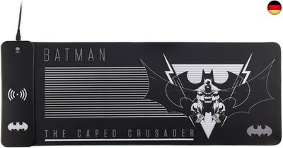 DC Comics Batman XL RGB Gaming-Mauspad mit 15W kabellosem Ladegerät | 
