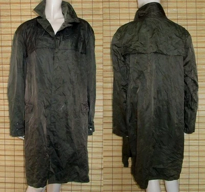 BRAUNER REGENMANTEL - RAINCOAT - NYLON - VINTAGE - FORTUNA - GR. L - XL - Bild 1 von 3