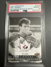 2022-23 Upper Deck Series 2 Black Program of Excellence Eric Lindros PSA 10