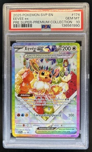 2023-25 Pokemon SV Black Star Promos Eevee ex #174 PSA 10 GEM MINT