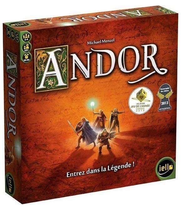 Jeux de société Andor pour s'initier aux aventures tactiques sans règles complexes