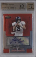 2006 Topps Finest 165/199 Jay Cutler #154 BGS 9.5 GEM MINT Auto 8p8