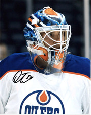 Edmonton Oilers Calvin Pickard Autographed Signed 8x10 Photo COA #4