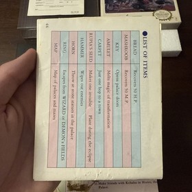 The Magic of Scheherazade (Nintendo NES) Complete - Tested - Authentic