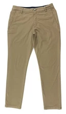 Birddogs Performance Stretch Chino Mens Size 32x30 Lined Pants Khaki Golf Work