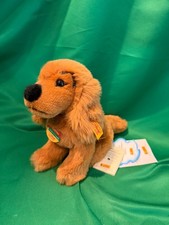 Cockie," a golden-brown Cocker Spaniel from the Steiff "Soft Cuddly Friends"