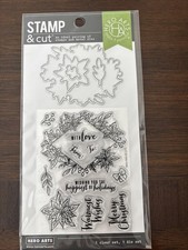 hero arts stamps and dies Decorative Poinsettia Set